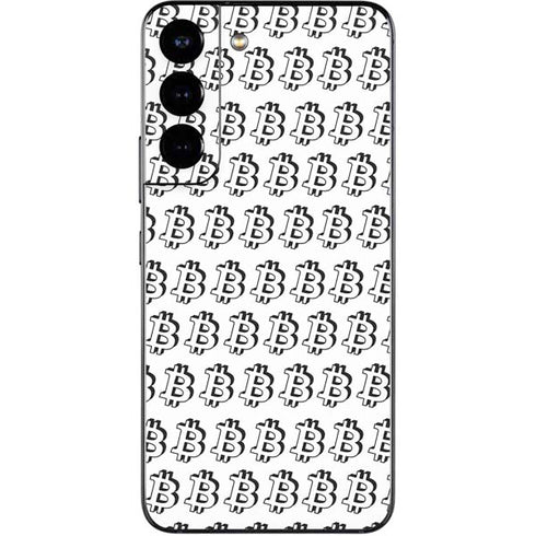 Bitcoin Pattern Galaxy S22 Skin